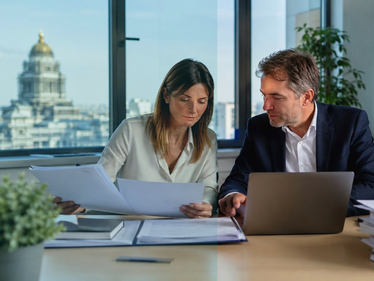 Équipe en réunion dans un bureau